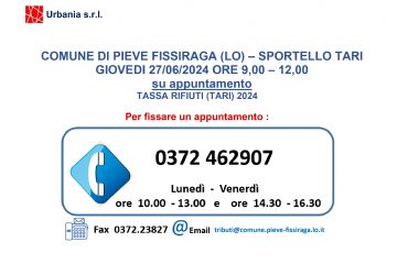 Sportello TARI anno 2024