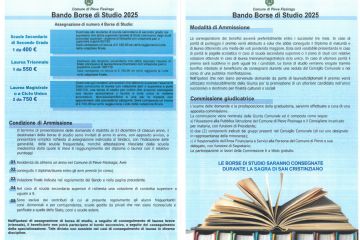 Bando borse studio 2025